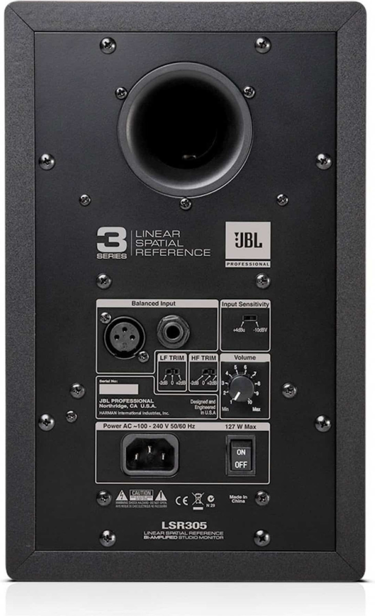 20220113155545_3a5e2cc9 JBL 305P MkII Αυτοενισχυόμενο Ηχείο Studio Monitor 2 Δρόμων 41W (Τεμάχιο) Μαύρο - Image 8