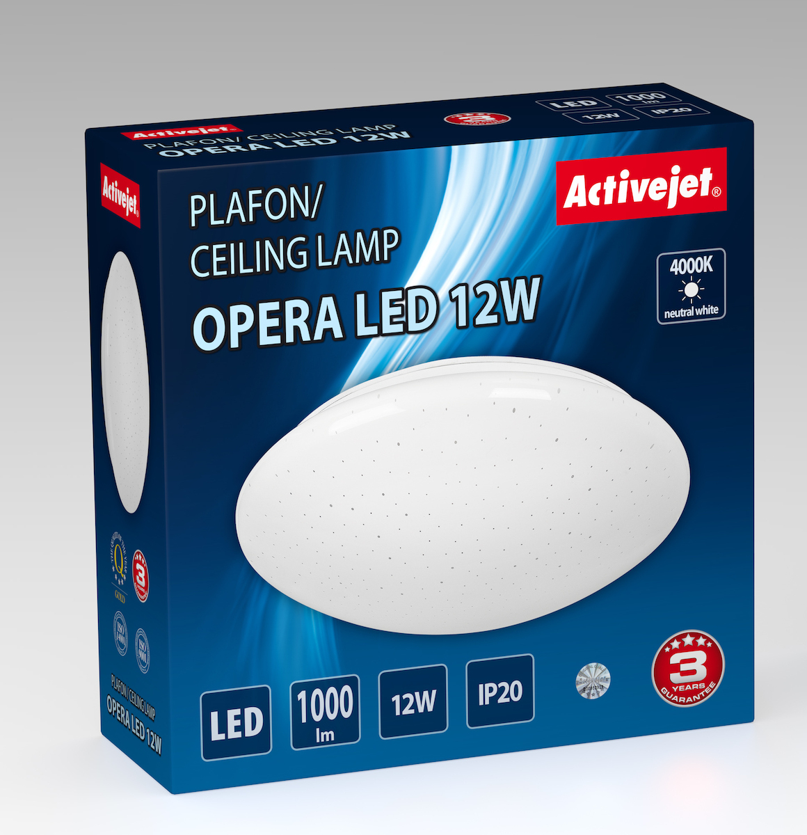 20220114162456_e9bfb1dc Active Jet AJE-OPERA Πλαφονιέρα 26.2εκ. LED με Τηλεχειριστήριο - Image 3
