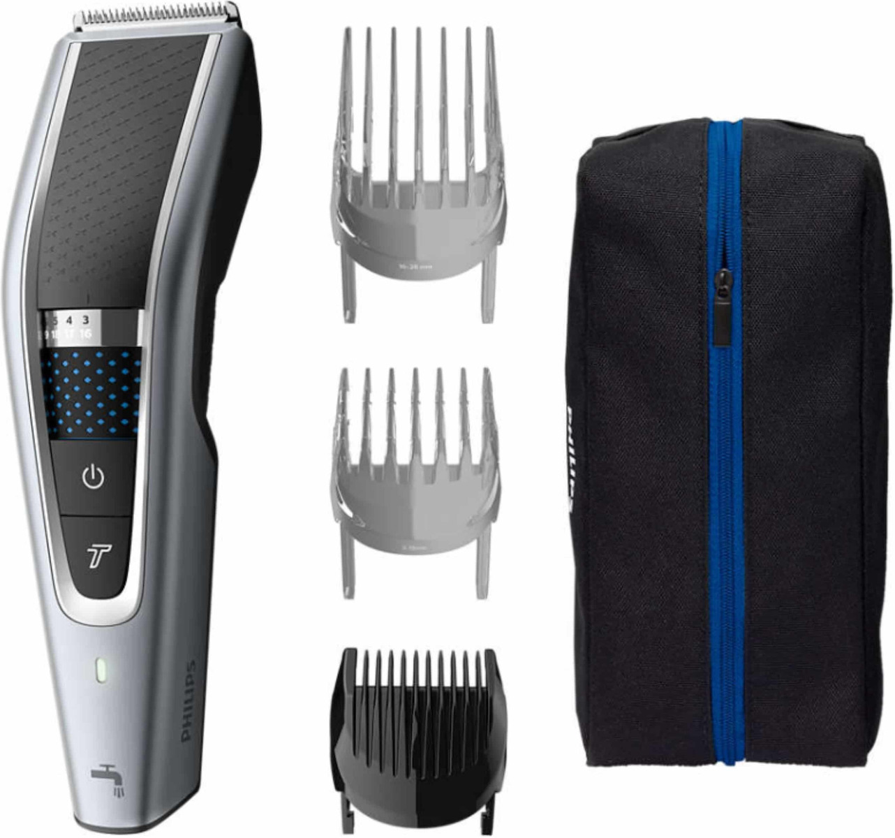 20220117142215_philips_hair_clipper_series_koureytiki_michani_hc5630_15 Philips Series 5000 Κουρευτική Μηχανή Silver/Black HC5630/15 - Image 1
