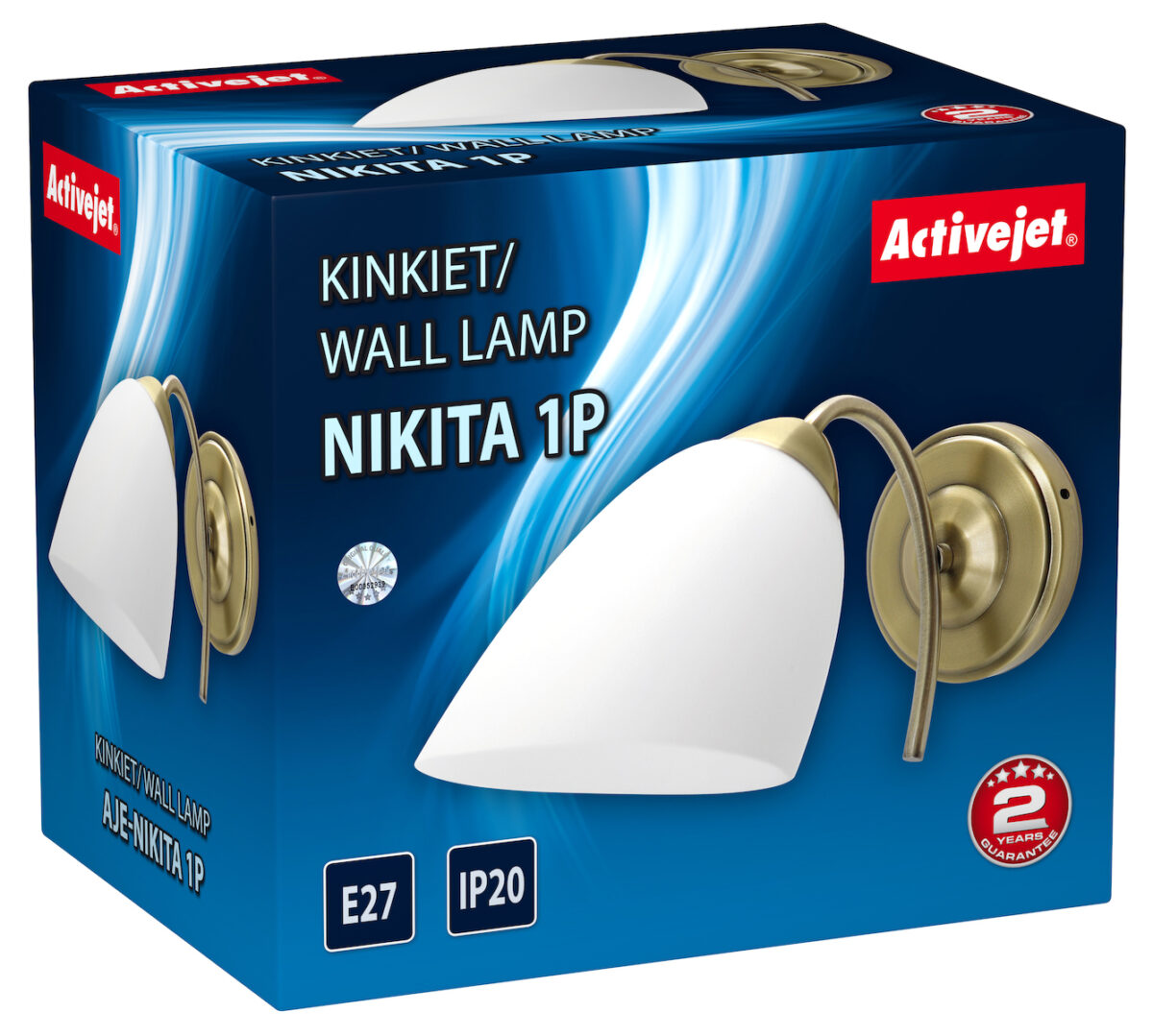 Active Jet Nikita 1P Φωτιστικό Τοίχου 30x30x12εκ. - Image 3