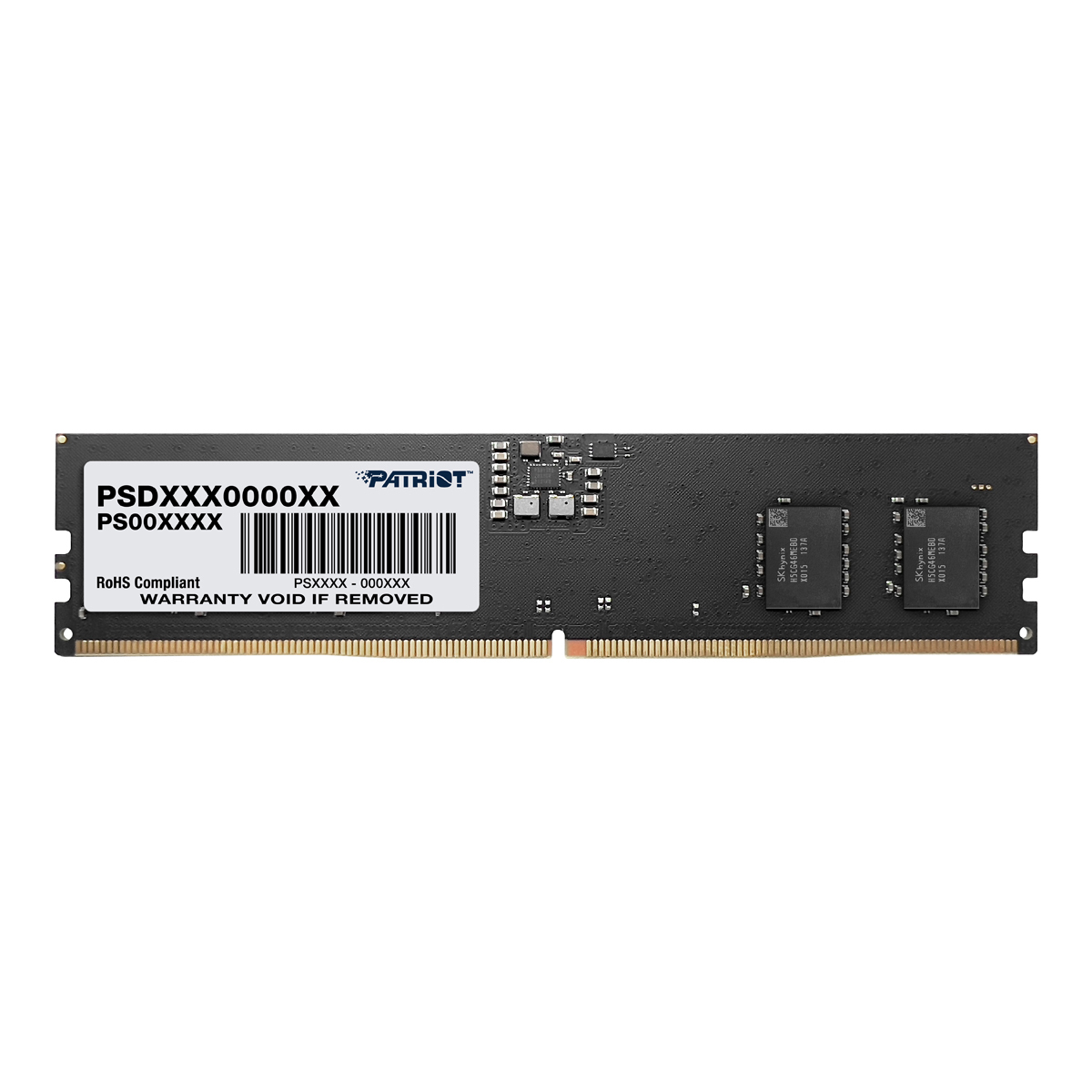 Patriot Signature DDR5 με Module 1x16GB και Ταχύτητα 4800 για Desktop PSD516G480081