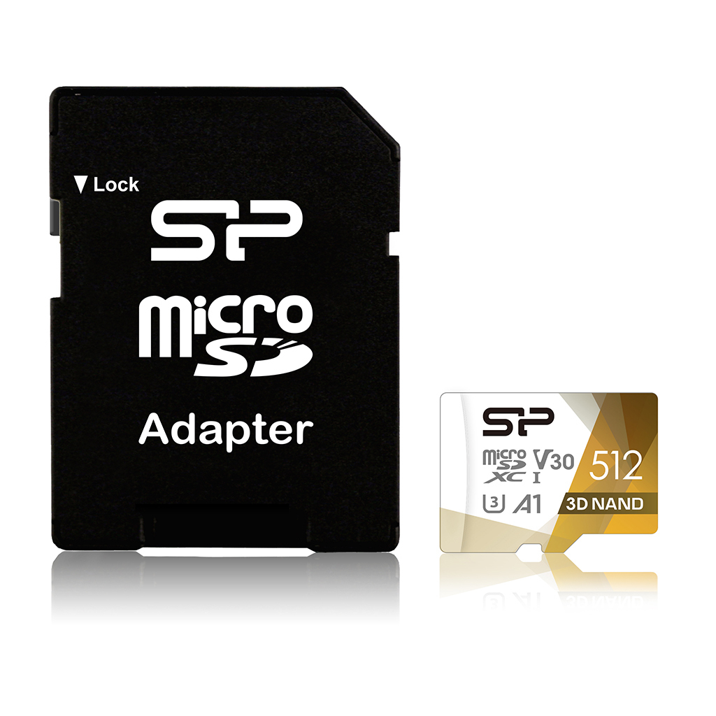 Silicon Power Superior Pro microSDXC 512GB Class 10 U3 V30 A1 UHS-I