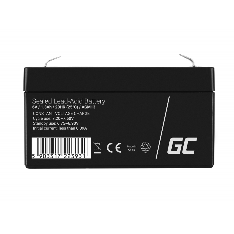 20220215130547_64333260 Green Cell με Χωρητικότητα 1.3Ah και Τάση 6V AGM13 1τμχ - Image 4