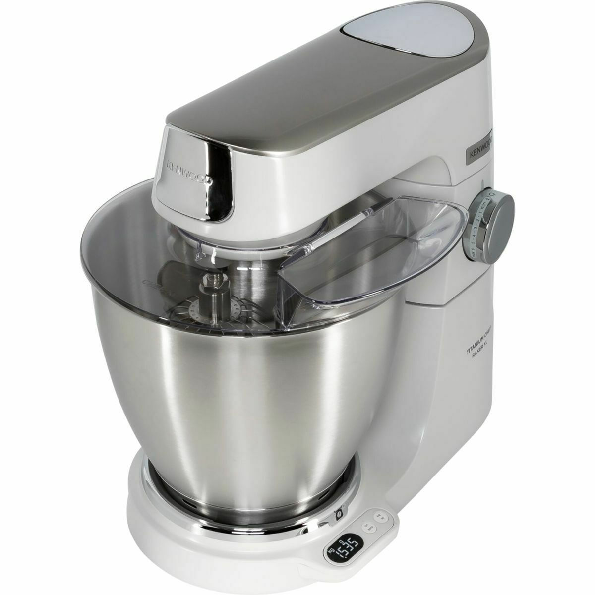 Kenwood Titanium Chef Baker XL KVL65.001WH Κουζινομηχανή 1200W με Ανοξείδωτο Κάδο 7lt