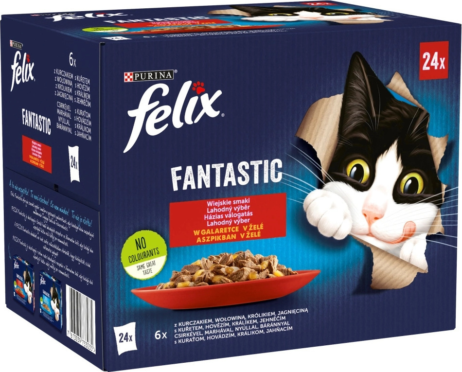 Felix Υγρή Τροφή 24x85gr