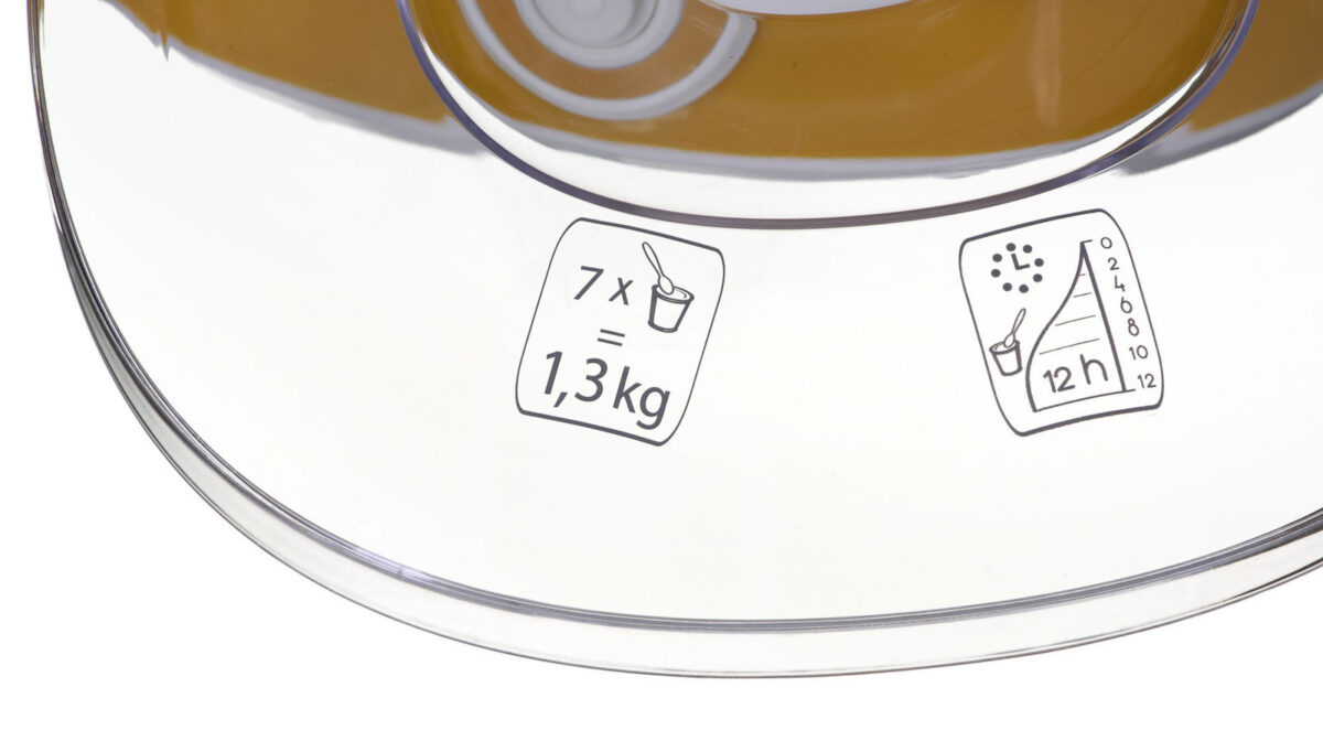 Ariete Yogurella 617 Γιαουρτομηχανή με Βαζάκια 1.3lt Κίτρινη 20W - Image 7
