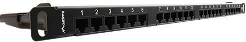 20220310165136_881ebced Lanberg Patch Panel για Rack 1U 19" 24 Θυρών cat6 Μαύρο - Image 2