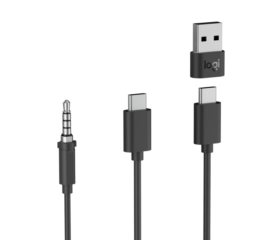 20220405101632_3d96d4b4 Logitech UC Zone Wired Earbuds In Ear Multimedia Ακουστικά με μικροφωνο και σύνδεση 3.5mm Jack / USB-A / USB-C σε Γκρι χρώμα - Image 4