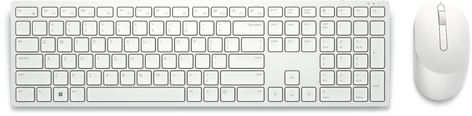 Dell KM5221W Ασύρματο - Σετ με Ποντίκι
