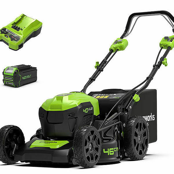 Greenworks GD40LM46SPK4 Μηχανή Γκαζόν Μπαταρίας 40V Solo
