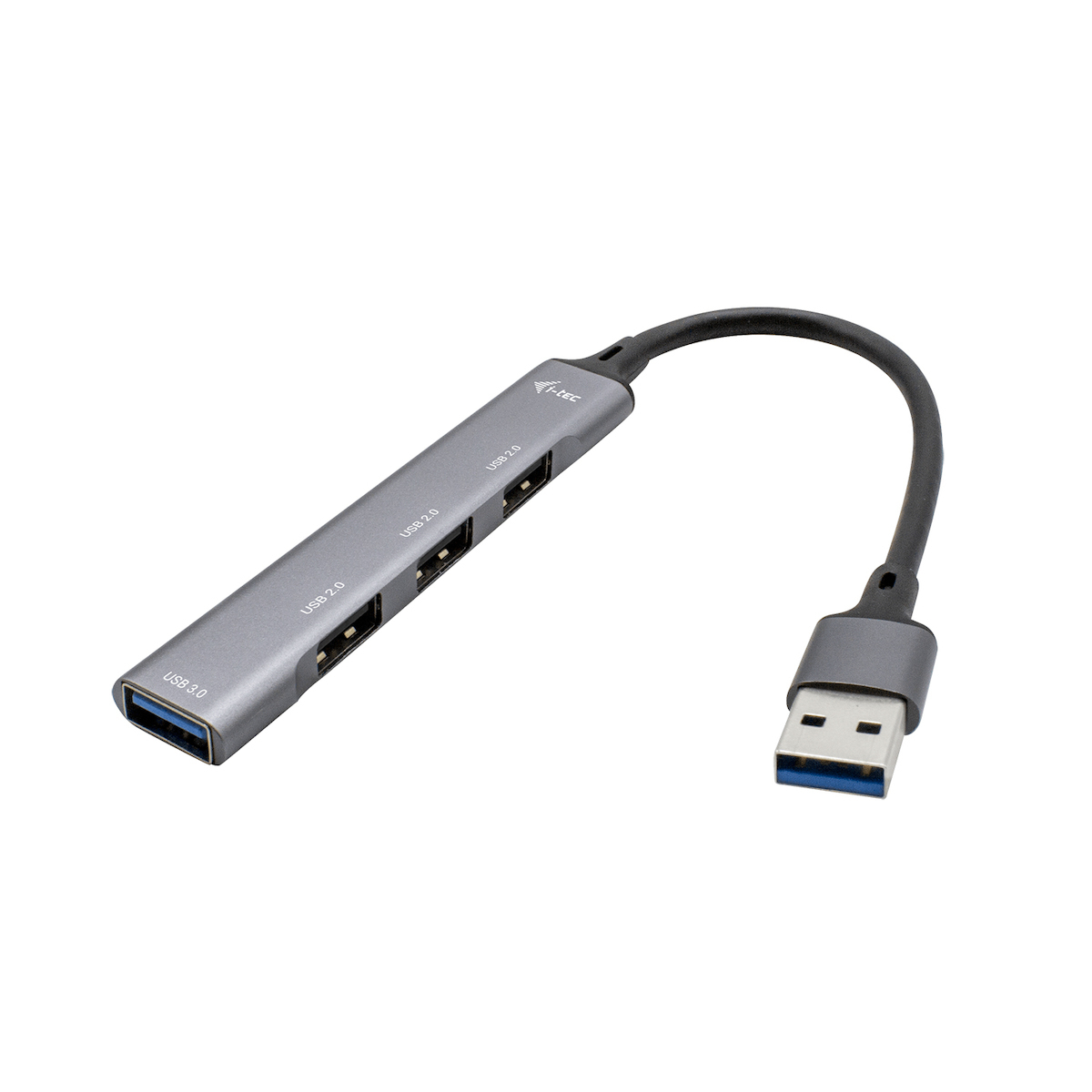 i-tec USB 3.0 Hub 4 Θυρών με σύνδεση USB-A Ασημί