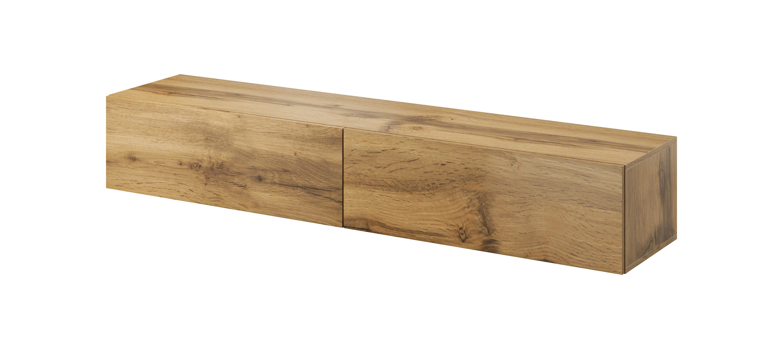 Έπιπλο Τηλεόρασης Ξύλινο Vigo Wotan Oak Μ180xΠ30xΥ40cm