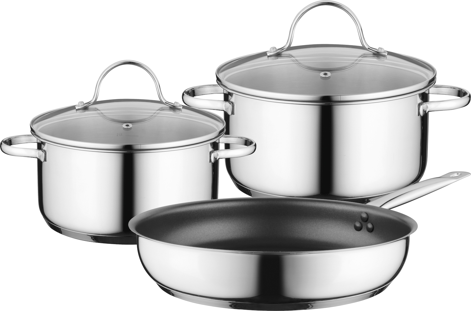 20220510175616_bosch_set_mageirika_skeyi_apo_anoxeidoto_atsali_asimi_hez9se030_5tmch Bosch Σετ Μαγειρικά Σκεύη από Ανοξείδωτο Ατσάλι 3τμχ - Image 1