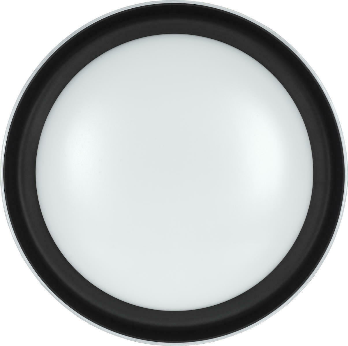 20220510232147_active_jet_exoteriko_led_panel_30w_43x43ek_aje_focus_black Active Jet Στρογγυλό Εξωτερικό LED Panel 30W με Ψυχρό Λευκό Φως 6500K 43εκ. - Image 1