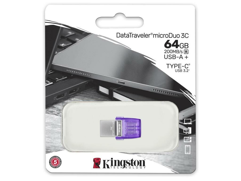 20220526100948_4e4498bc Kingston DataTraveler MicroDuo 3C USB 3.1 USB-A & USB-C - Image 3