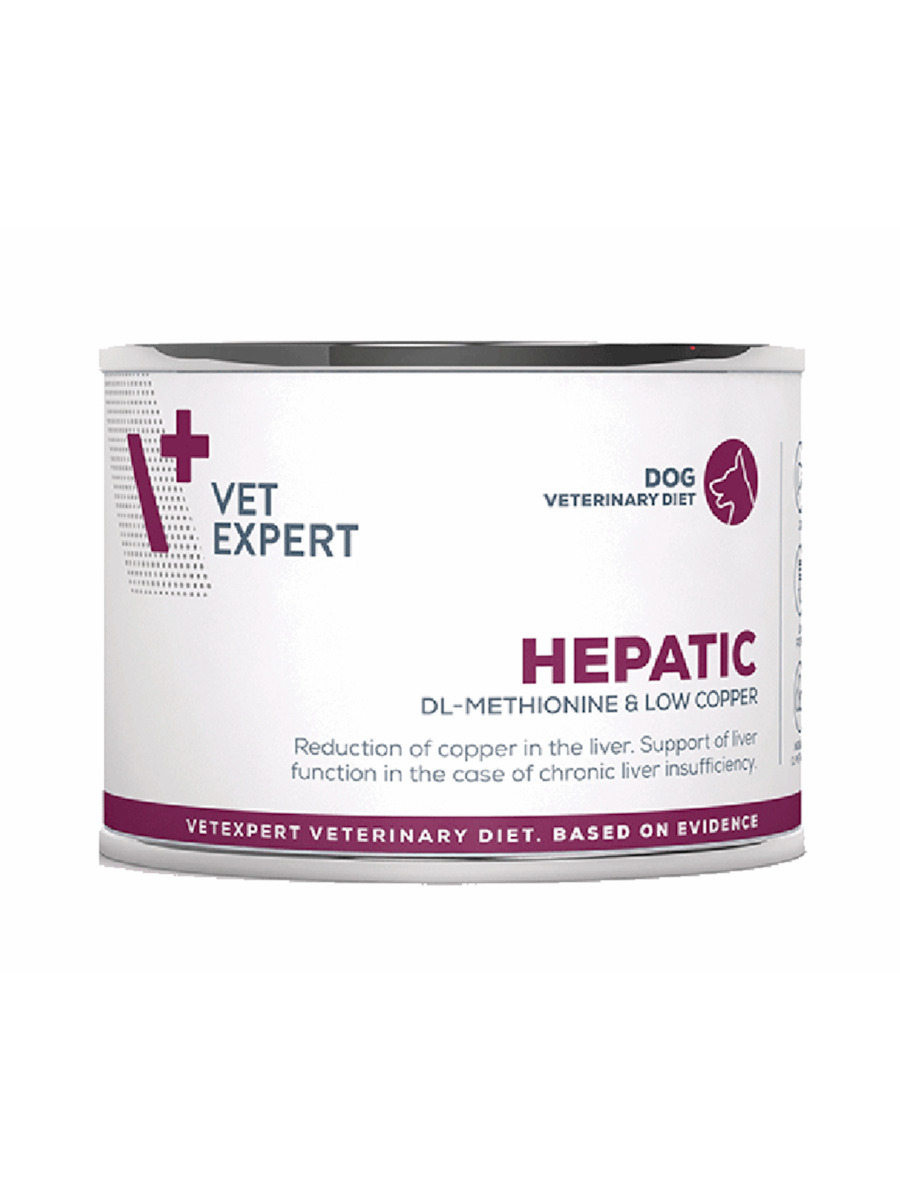 VetExpert Hepatic Dog Υγρή Τροφή για Κουτάβια σε Κονσέρβα με Πουλερικά 200gr FDK-PW6998