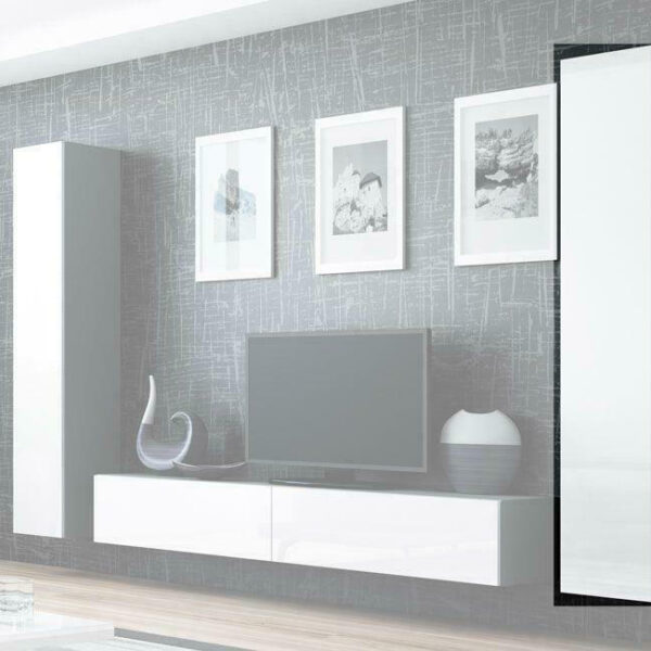 Vigo 180 Κρεμαστή Βιτρίνα από Μοριοσανίδα Sonoma 40x30x180cm