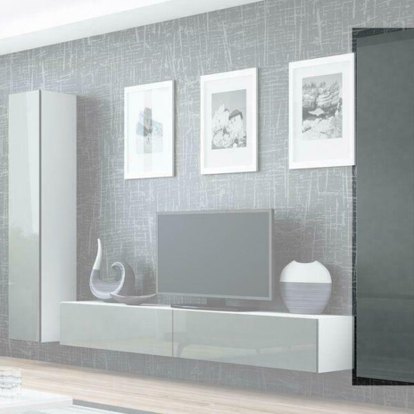 Vigo 180 Κρεμαστή Βιτρίνα από Μοριοσανίδα Sonoma 40x30x180cm