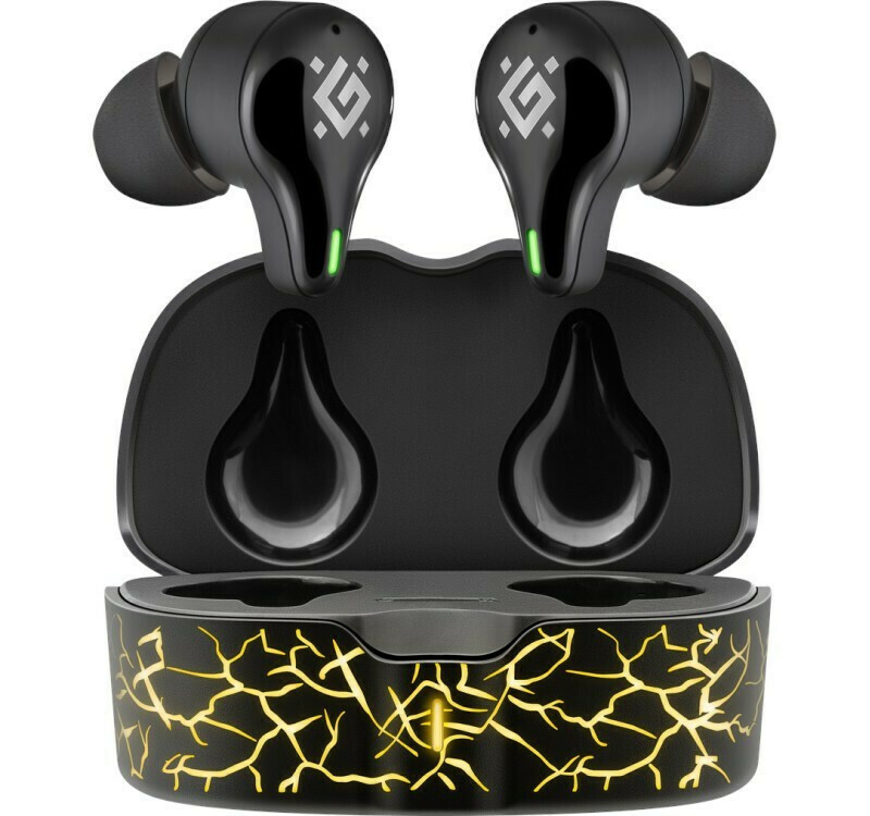 20220603101808_defender_cyberdots_250_in_ear_bluetooth_handsfree_akoustika_me_thiki_fortisis_mayra Defender CyberDots 250 In-ear Μαύρα - Image 1
