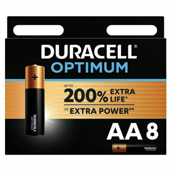 Duracell Optimum 200 AA 1.5V 8τμχ D-231870