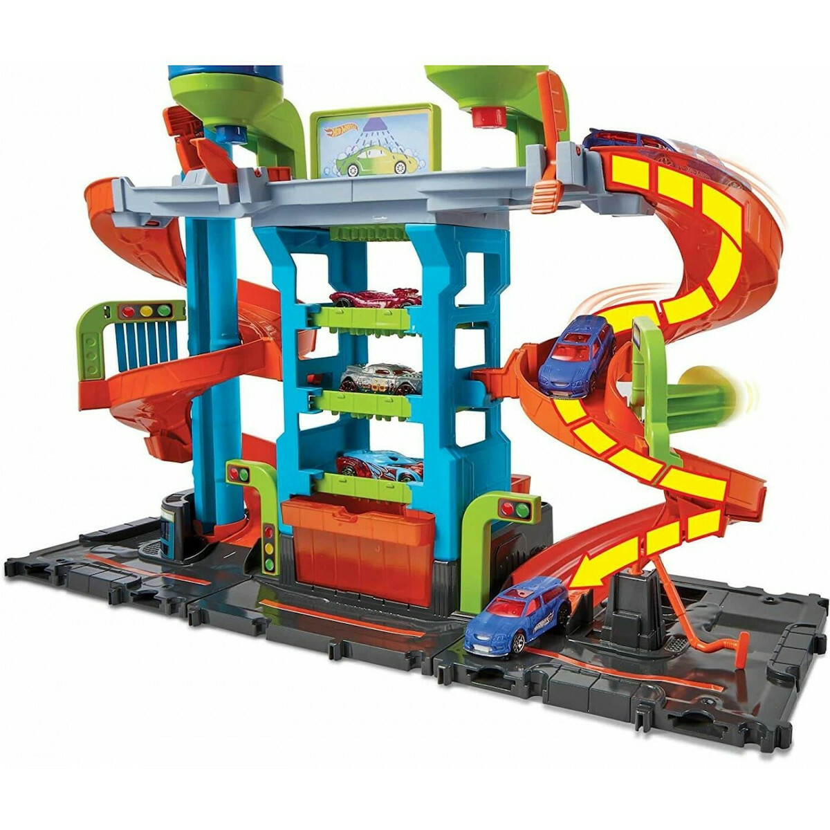 20220622170544_3ab8cbc0 Hot Wheels Mega Πλυντήριο Χρωμοκεραυνών για 4+ Ετών - Image 2