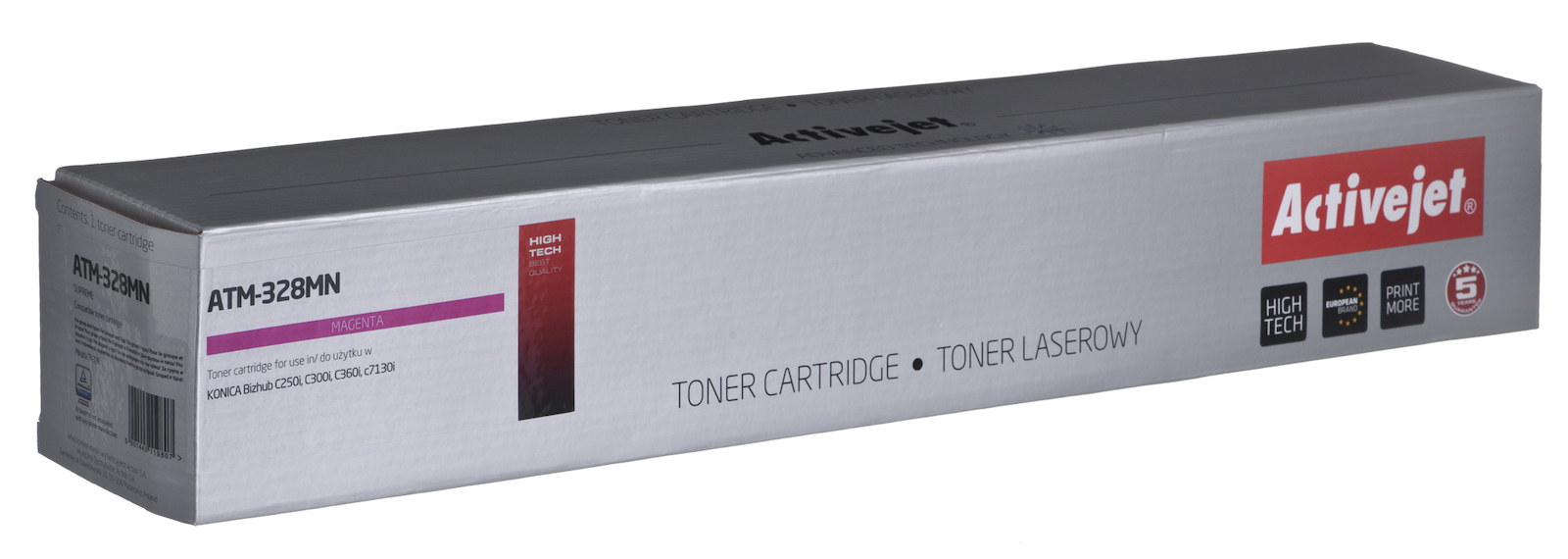Active Jet Συμβατό Toner για Laser Εκτυπωτή Konica TN-328M 28000 Σελίδων Ματζέντα