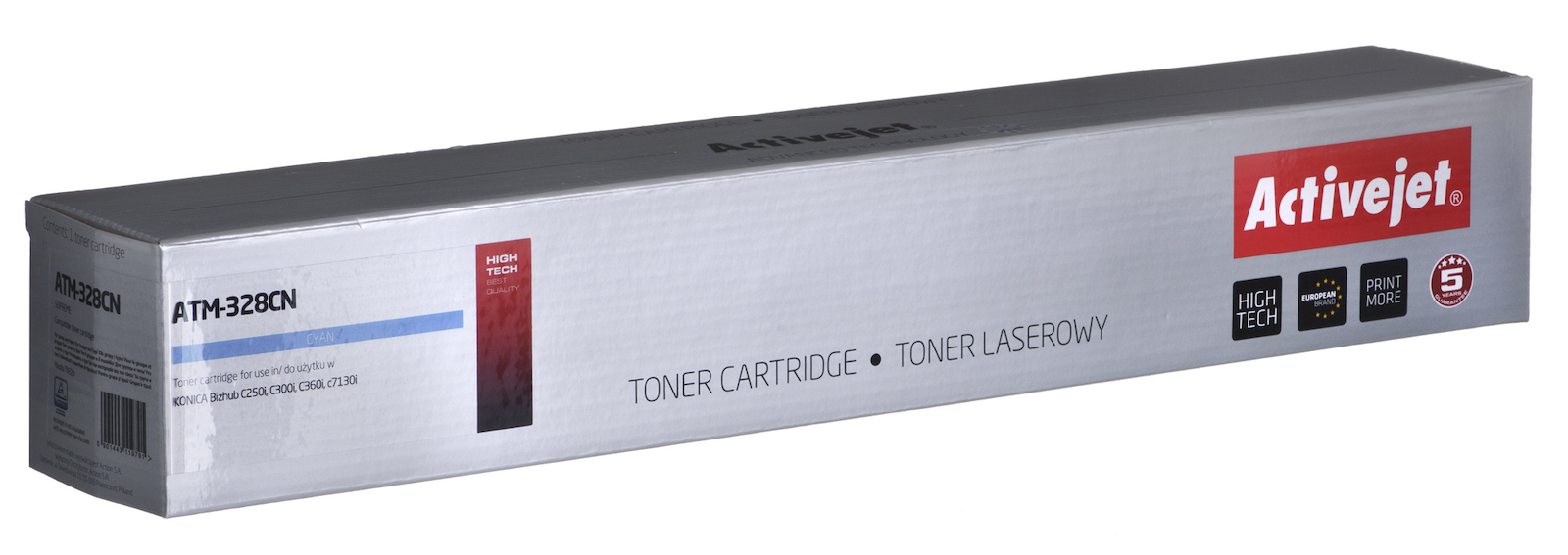 Active Jet Συμβατό Toner για Laser Εκτυπωτή Konica TN-328C 28000 Σελίδων Κυανό