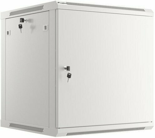 Lanberg 19'' 12U/600x600mm Επιτοίχια Καμπίνα Rack 12U 60x60x64.57cm Γκρι WF01-6612-00S