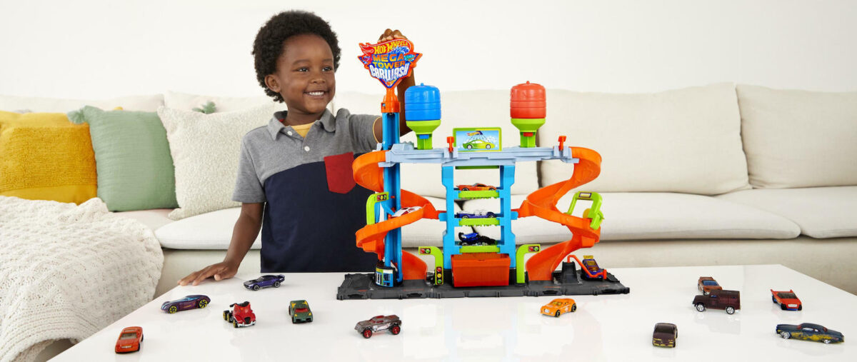 Hot Wheels Mega Πλυντήριο Χρωμοκεραυνών για 4+ Ετών - Image 9