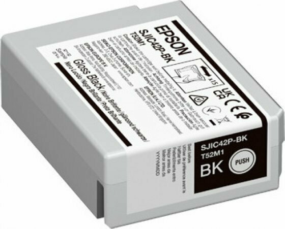 Epson SJIC42P-BK Γνήσιο Μελάνι Εκτυπωτή InkJet Μαύρο (C13T52M140)