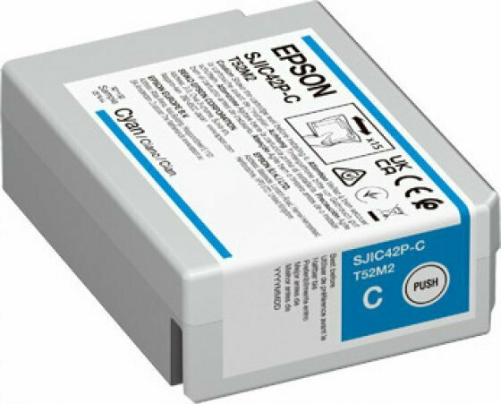 Epson SJIC42P-C Γνήσιο Μελάνι Εκτυπωτή InkJet Κυανό (C13T52M240)