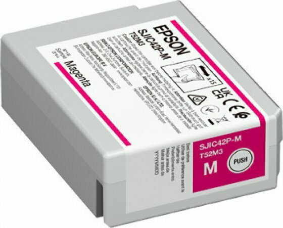 Epson SJIC42P-M Γνήσιο Μελάνι Εκτυπωτή InkJet Ματζέντα (C13T52M340)