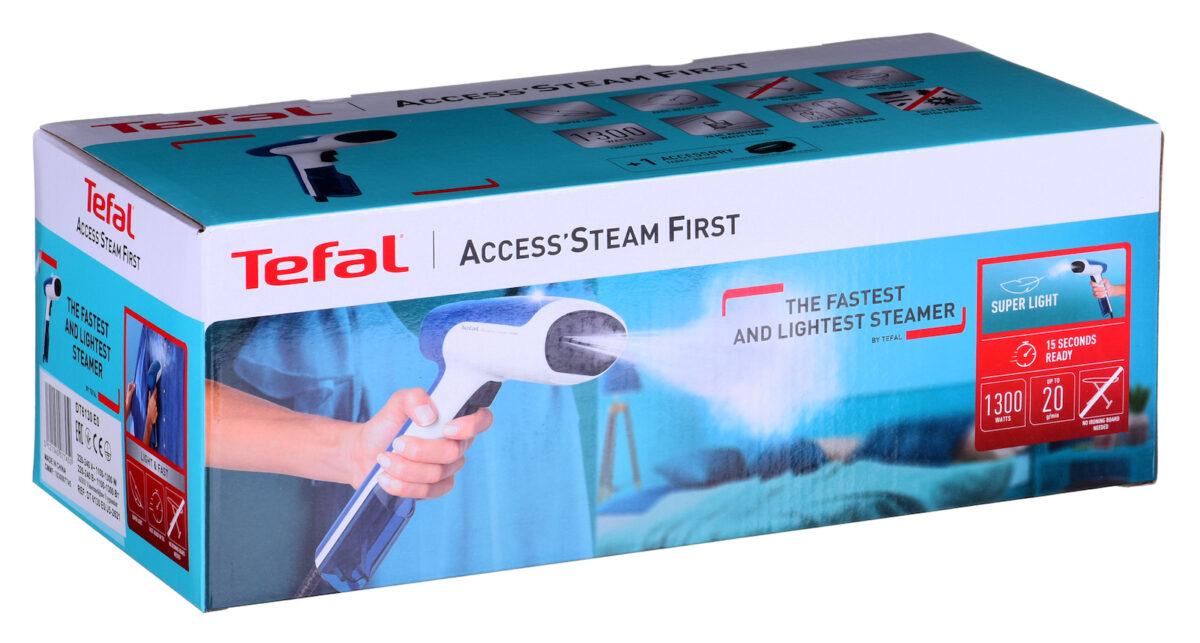 Tefal DT 6131 Ατμοκαθαριστής Ρούχων Χειρός 1300W με Δοχείο 70ml - Image 9
