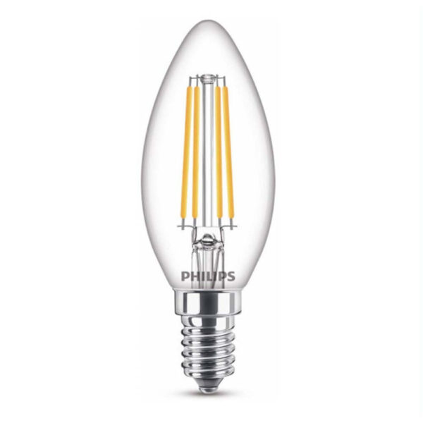 Philips Λάμπα LED 6.5W για Ντουί E14 Θερμό Λευκό