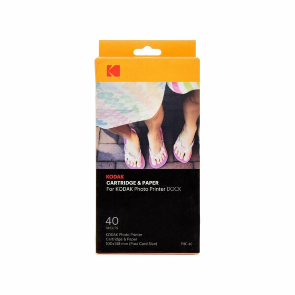 Kodak Photo Cartridge & Paper Φωτογραφικό Χαρτί 40 Φύλλα
