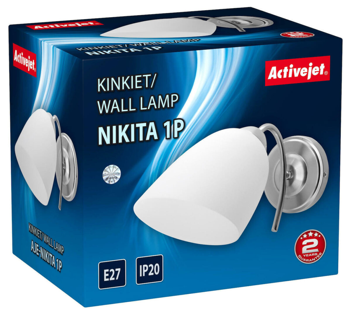 Active Jet Nikita 1P Φωτιστικό Τοίχου 30x30x12εκ. - Image 3