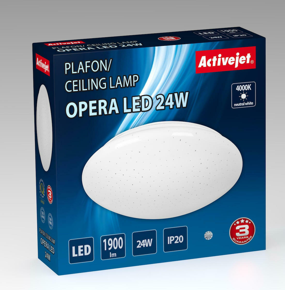 20220714165848_ee08f14d Active Jet AJE-OPERA 24W Πλαφονιέρα 37.2εκ. LED με Τηλεχειριστήριο - Image 2
