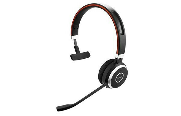 Jabra Evolve 65 SE MS Mono Ασύρματα On Ear Multimedia Ακουστικά με μικροφωνο και σύνδεση USB-A