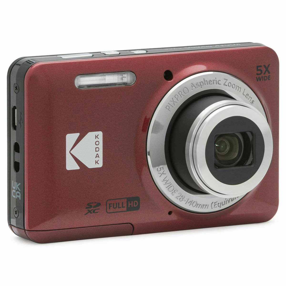 20220808123001_kodak_pixpro_fz55_compact_fotografiki_michani_16mp_optikou_zoum_5x_me_othoni_2_7_kokkini Kodak Pixpro FZ55 16MP Οπτικό Ζουμ 5x - Image 1