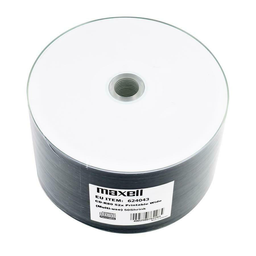 20220818162209_c37e6c0b Maxell Εγγράψιμα CD-R 52x Printable 700MB Cake Box 50τμχ - Image 2
