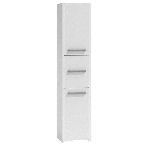 Topeshop S43 Στήλη Μπάνιου Δαπέδου Μ40xΒ30xΥ170cm Λευκή