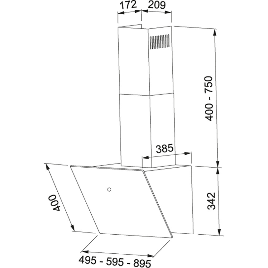 20220831121948_9dbf3b70 Franke Vertical FVT 905 Καμινάδα 90cm Μαύρη - Image 4