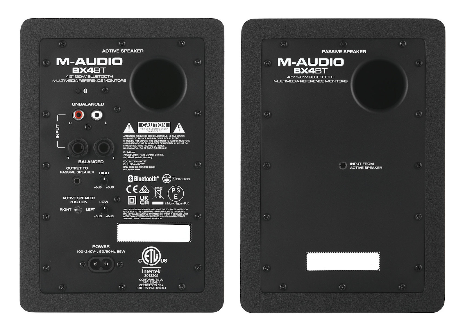 20220901141444_35585d6c M-Audio BX4 BT Ζεύγος Ηχείων Hi-Fi Βιβλιοθήκης 85W 2 Δρόμων Π15.6xΒ14.5xΥ22.5εκ. Μαύρο - Image 6