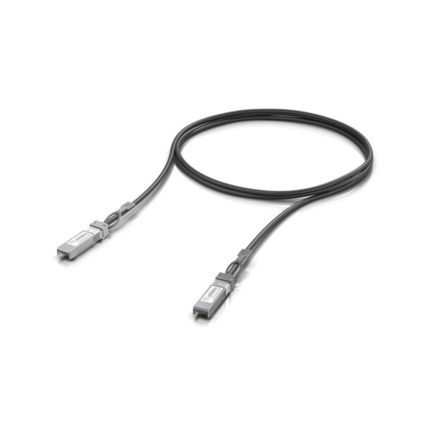 Ubiquiti Direct Attach Copper Καλώδιο Δικτύου Ethernet 1m Μαύρο