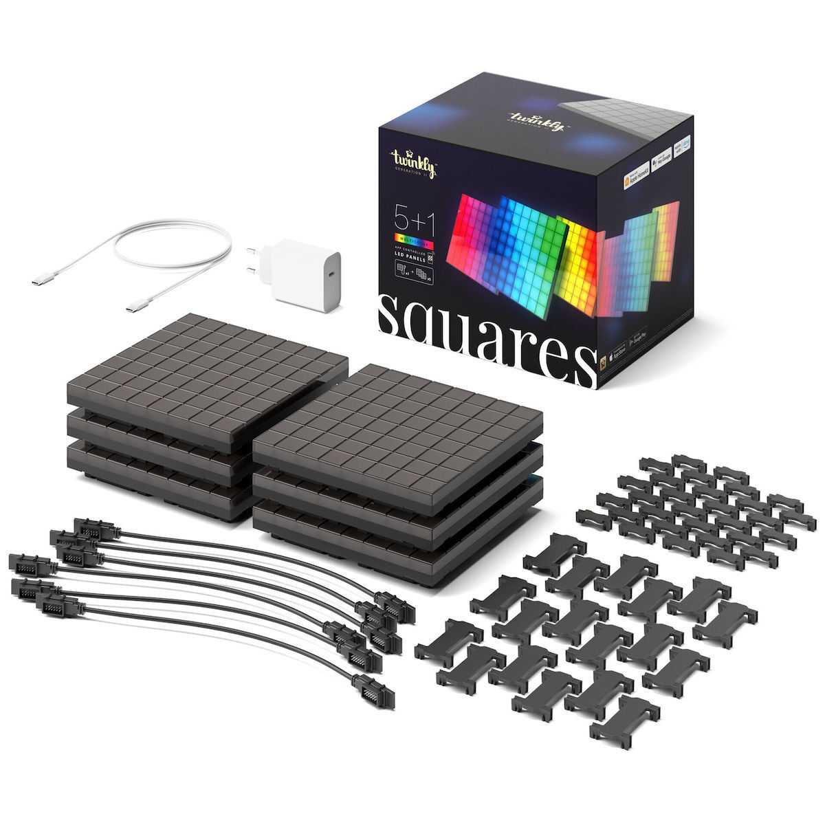 Twinkly Squares Διακοσμητικό Φωτιστικό LED - Image 1