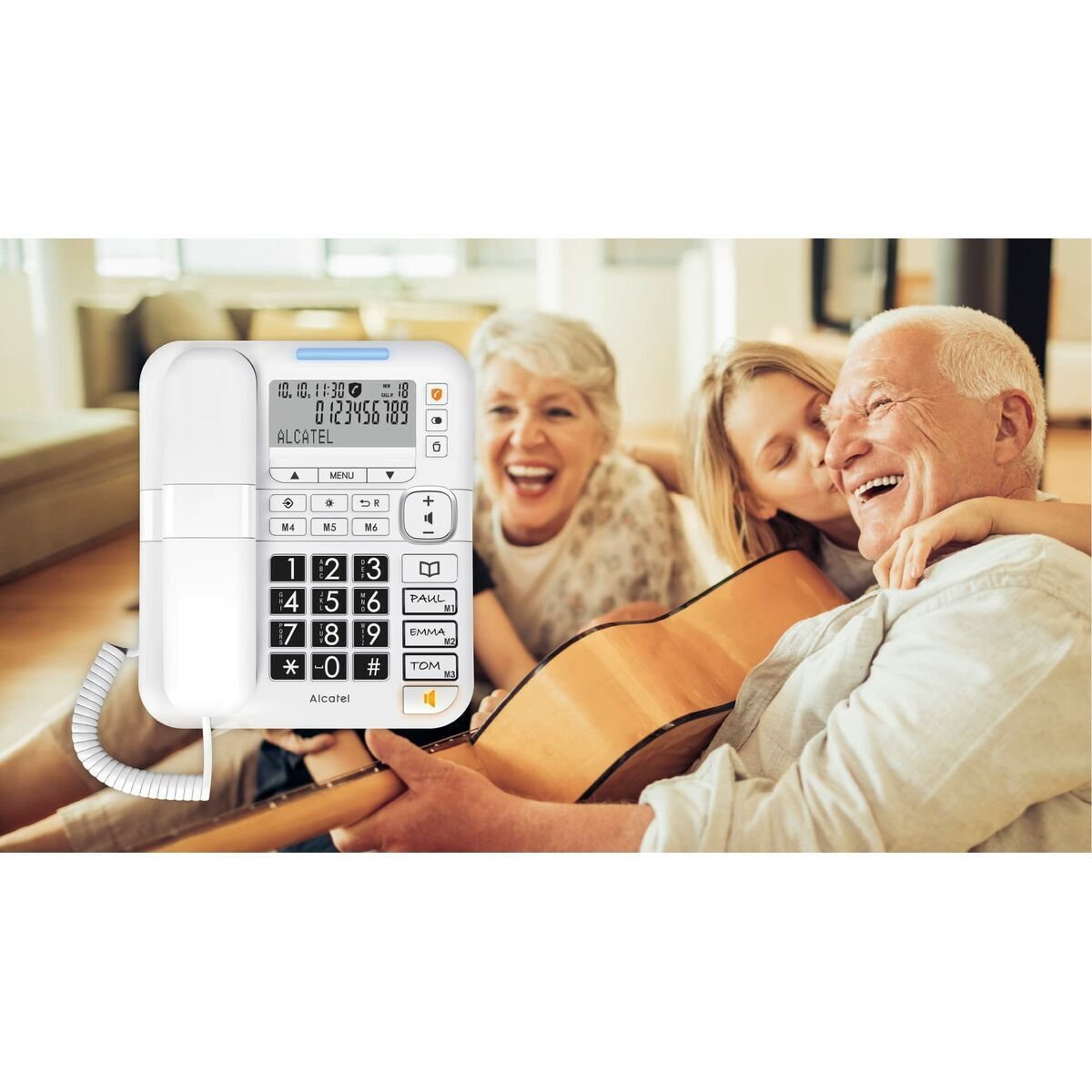 20221021113126_6c7819a9 Alcatel TMAX 70 Ενσύρματο Τηλέφωνο Γραφείου για Ηλικιωμένους Λευκό - Image 3