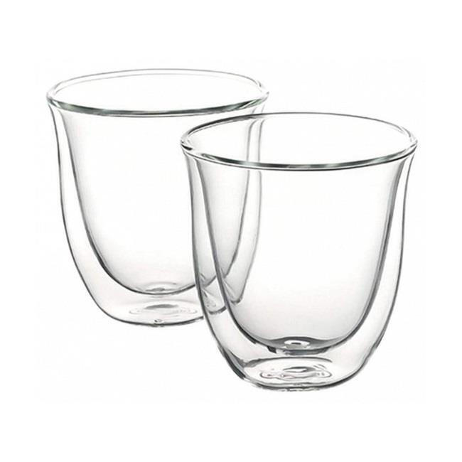 20221031142844_delonghi_set_potiria_kafe_freddo_gyalina_diafana_190ml_5513214601_2tmch De'Longhi Cappuccino Set Σετ Ποτήρια Καφέ/Freddo από Γυαλί 190ml 2τμχ - Image 1