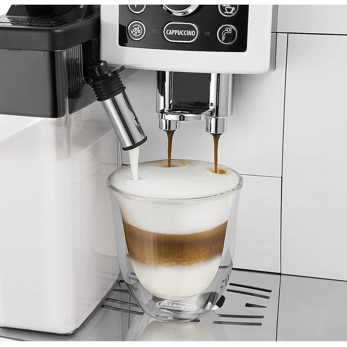 20221031142846_7d8284f0 De'Longhi Cappuccino Set Σετ Ποτήρια Καφέ/Freddo από Γυαλί 190ml 2τμχ - Image 4