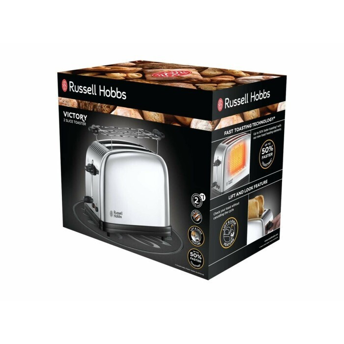 20221109171304_d993c7af Russell Hobbs Victory Φρυγανιέρα 2 Θέσεων 1670W Γκρι - Image 2