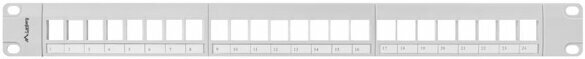 20221124170359_a032860b Lanberg Patch Panel Keystone για Rack 1U 19" 24 Θυρών Γκρι - Image 2
